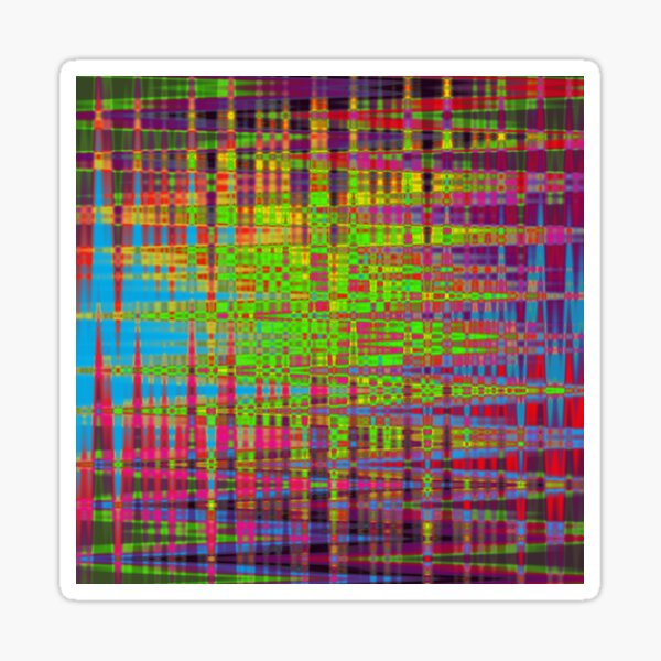 Psychedelic Pattern Sticker