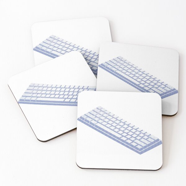 Item preview, Isometric Mechanical Keyboard - 60 Percent - Clacky Blue Hatch designed and sold by RunJumpJump.