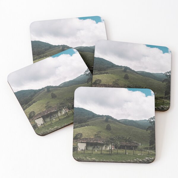 Item preview, Beautiful rural view of a house and in the background this spectacular mountain designed and sold by hateeyes.