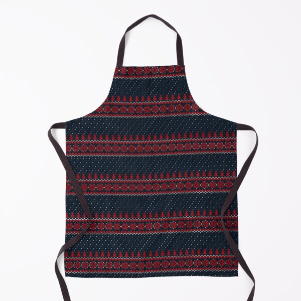 Item preview, Easy Knitting Pattern Desing - Floral red & blue & white forest designed and sold by GBDesigner.