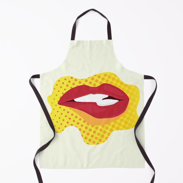 Item preview, cartoon lady lips art design - Red lips pop art designed and sold by feel-free-store.