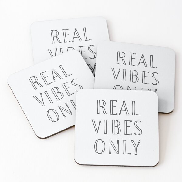 Item preview, REAL VIBES ONLY 07 designed and sold by PAPER MOON art & design.