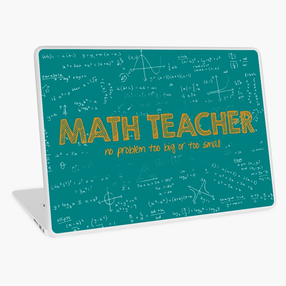 Math Teacher (no problem too big or too small) - blue | Leggings