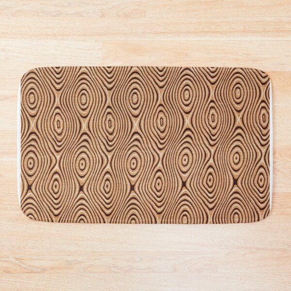 Item preview, Mid-century Modern Wood Grain Textile Pattern designed and sold by Vintage Wall Art.