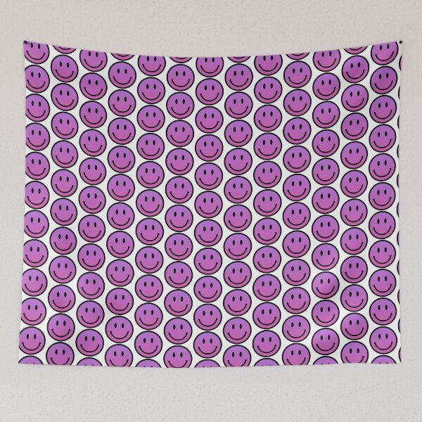 Item preview, Purple smiley face gradient designed and sold by priyankajustine.