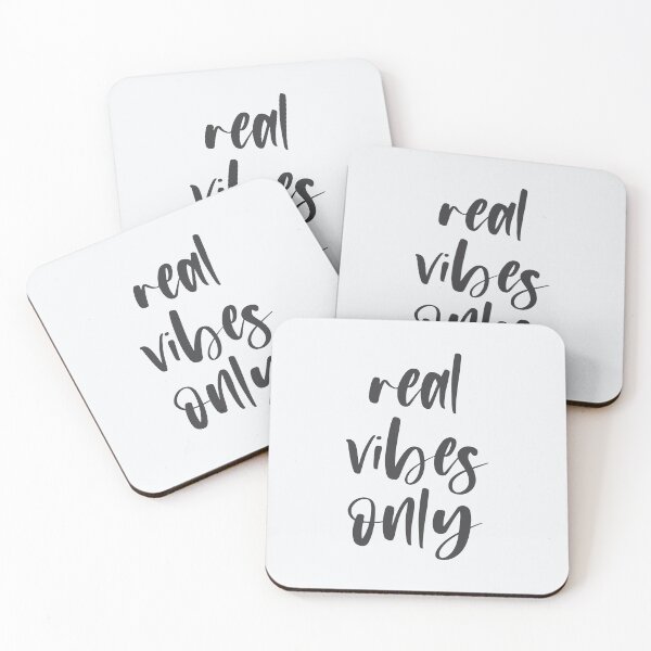 Item preview, REAL VIBES ONLY 09 designed and sold by PAPER MOON art & design.