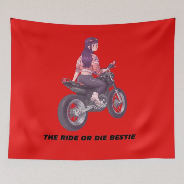 Item preview, The Ride or Die Bestie designed and sold by WowAllinOne.