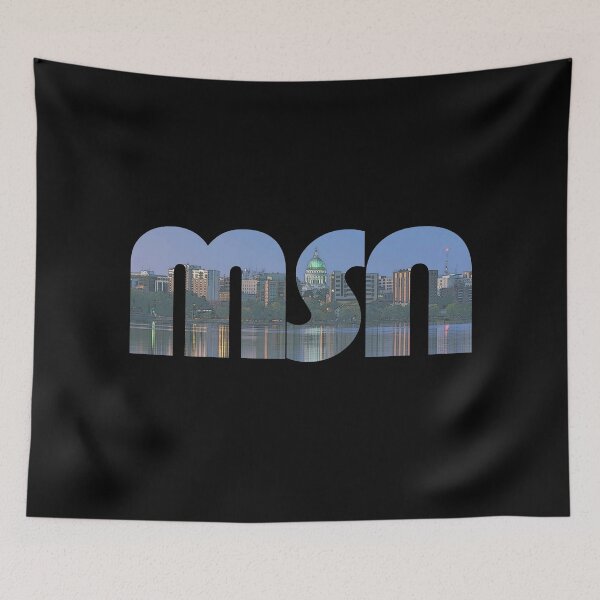 Item preview, Madison, Wisconsin MSN Cityscape designed and sold by CrabbyLobster.