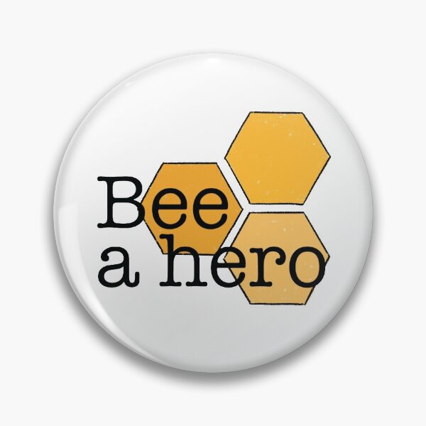 Item preview, Bee a hero designed and sold by BirchandPaper.