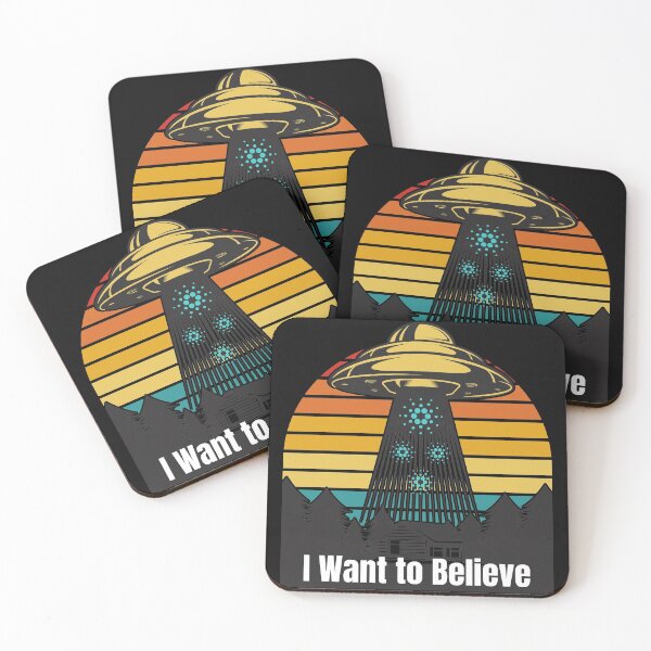 Item preview, Cardano UFO Encounter Retro Sunset designed and sold by Cryptohaven.