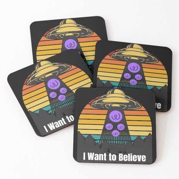 Item preview, Energy Web UFO Encounter Retro Sunset designed and sold by Cryptohaven.