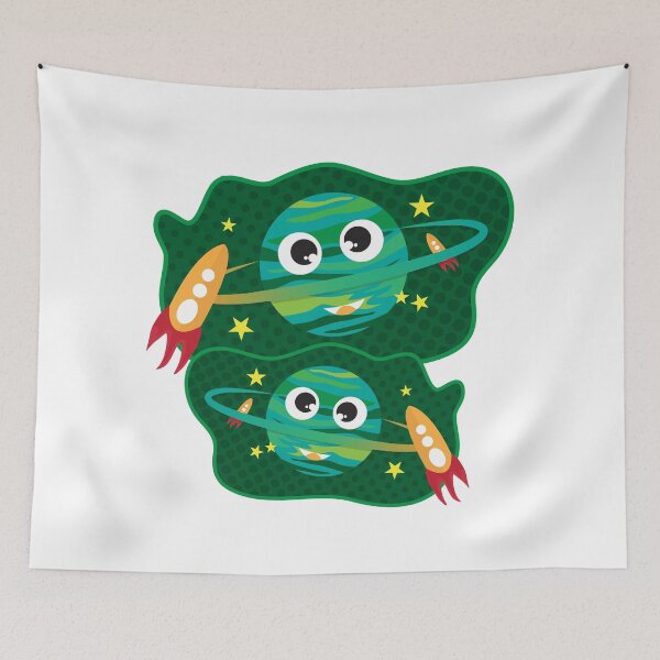Item preview, cute baby planet art cartoon- Colorful kids design designed and sold by feel-free-store.