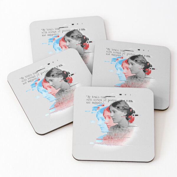Item preview, Virginia Woolf portrait and quote designed and sold by Blacklinesw9.