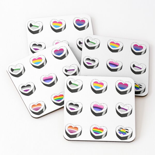 Item preview, Assorted Sexuality Pride Sushi designed and sold by MagpieFeet.