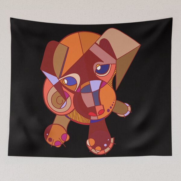 Item preview, Cubistic Black Labrador puppy designed and sold by Diojii Kemono Wear.