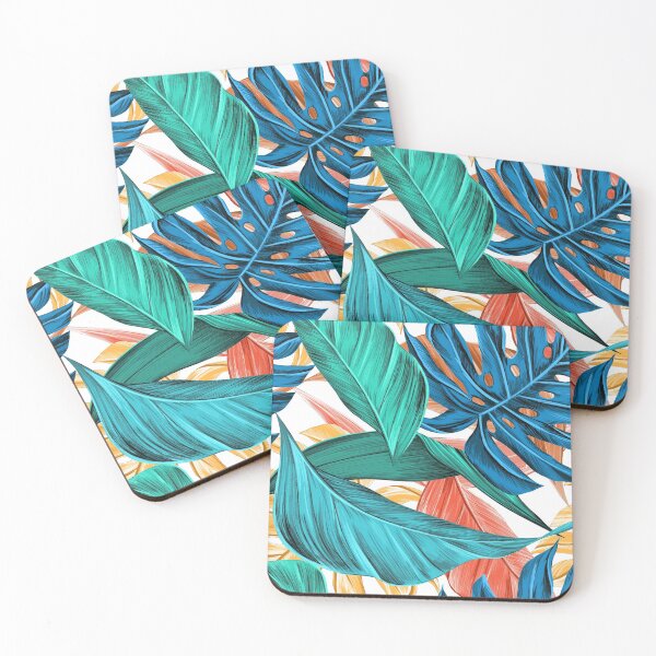 Item preview, A delightful multicolor leaf and fern pattern for spring designed and sold by rocklegends99.