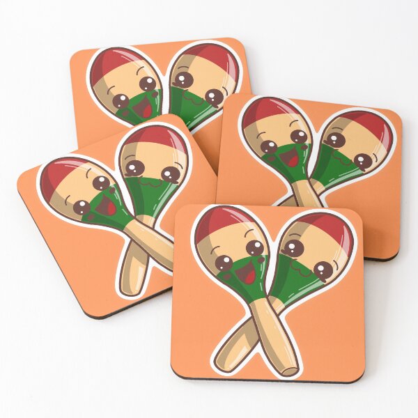Item preview, Happy Kawaii Maracas designed and sold by KessenCreates.