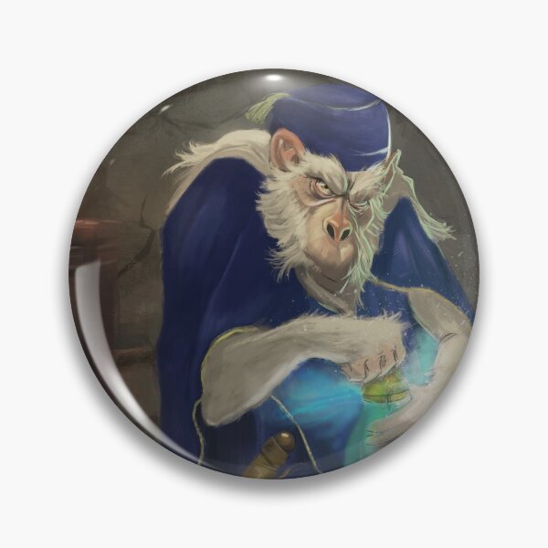 Item preview, the monkey magical wizard  designed and sold by artofchawki.