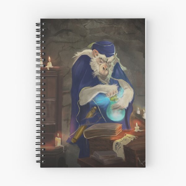 Item preview, the monkey magical wizard  designed and sold by artofchawki.