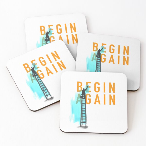 Item preview, Begin again Taylor Swift Creative Design, Painting Motivational quote  designed and sold by rainartstudio.