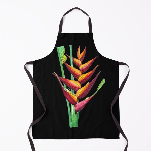 Item preview, Vintage Exotic Flower Parrot Heliconia Hand Drawn Illustration designed and sold by No AI Classic Vintage Art.