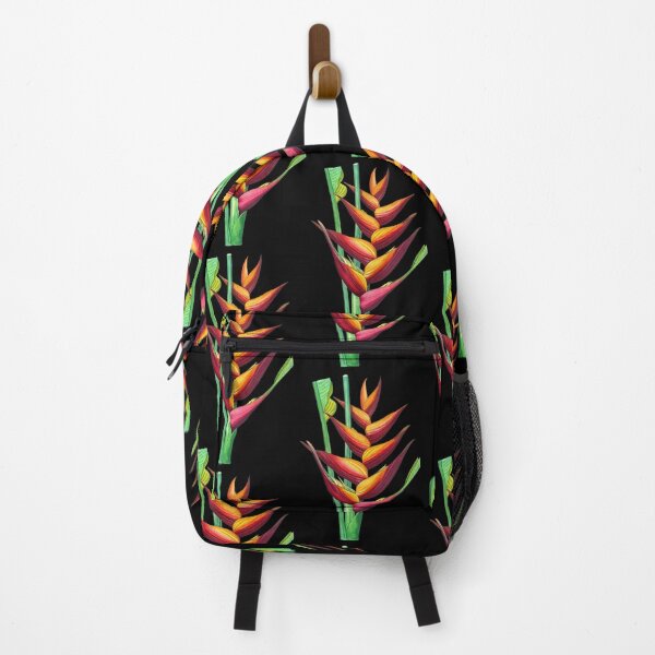 Item preview, Vintage Exotic Flower Parrot Heliconia Hand Drawn Illustration designed and sold by No AI Classic Vintage Art.