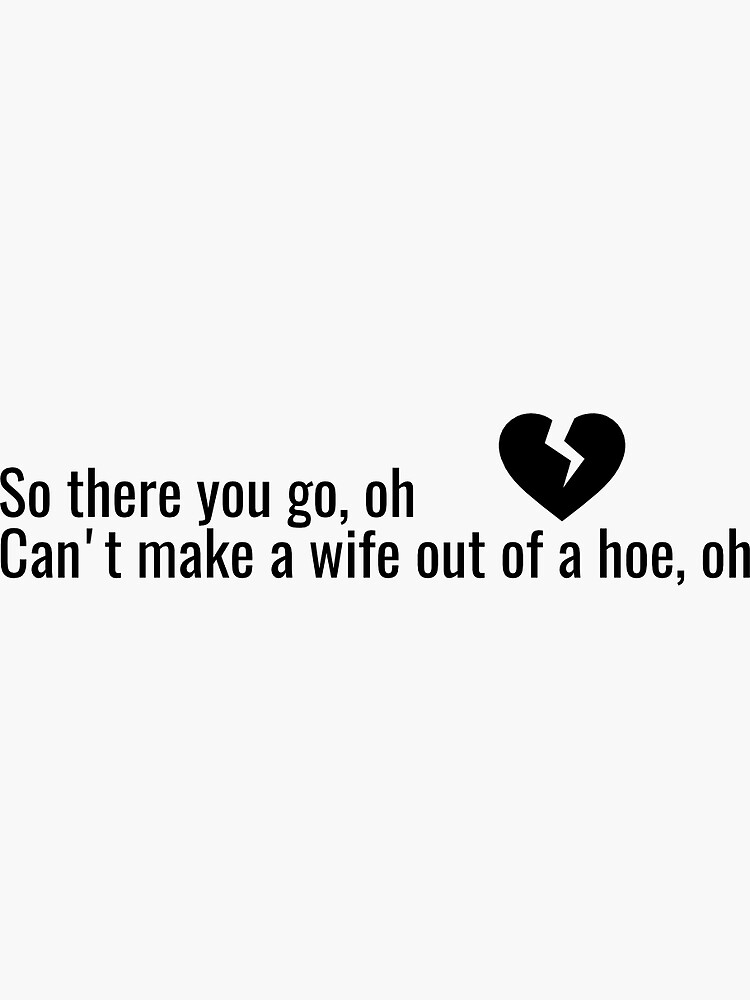 "So there you go, can