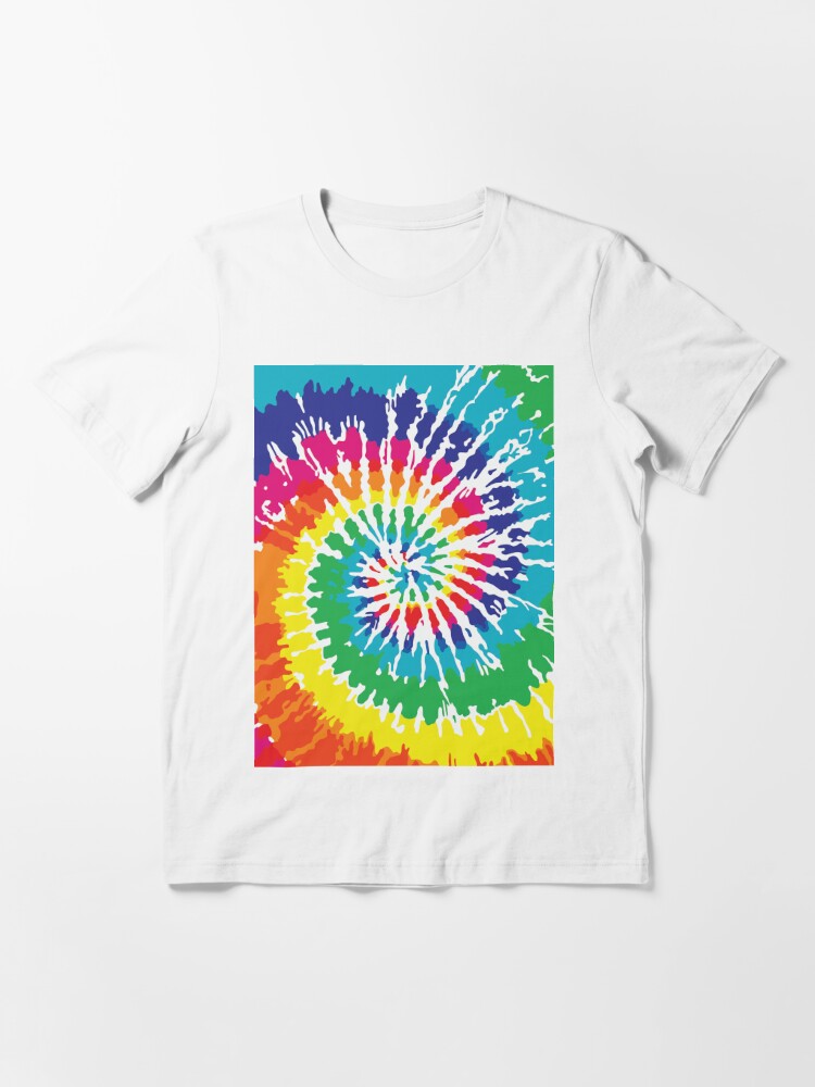 Black Rainbow Gradient Tie Dye Shirt XXL/ Tie Dye Vortex 