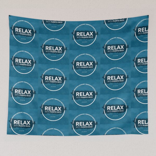 Item preview, Relax with Puerto Rico ASMR Blue Logo designed and sold by RelaxwithPR.
