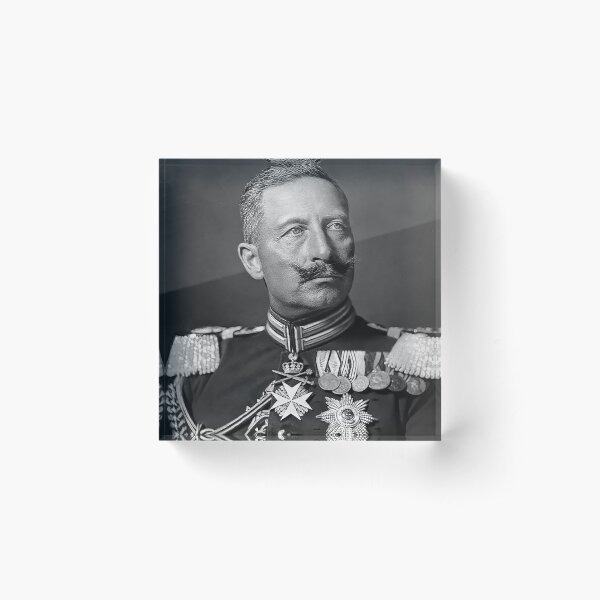 Kaiser Wilhelm II, 1902 Acrylic Block