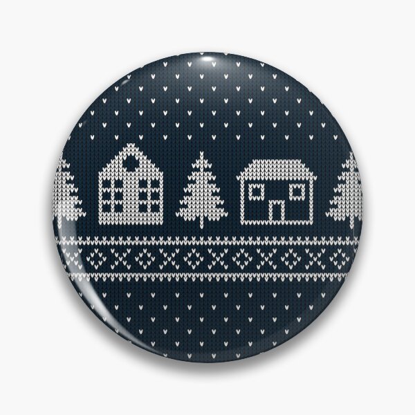 Item preview, Easy Knitting Pattern Desing - Blue snowy night  designed and sold by GBDesigner.