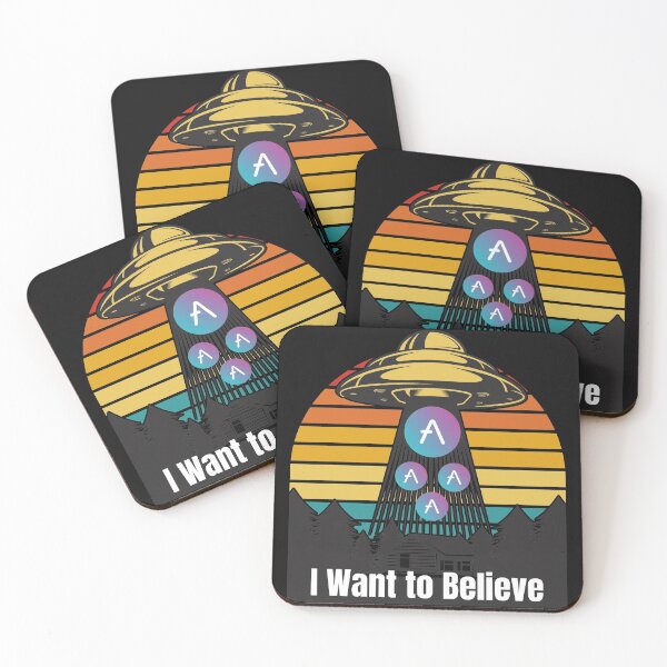 Item preview, Aave UFO Encounter Retro Sunset designed and sold by Cryptohaven.