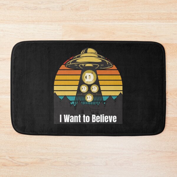 Item preview, Dogecoin UFO Encounter Retro Sunset designed and sold by Cryptohaven.
