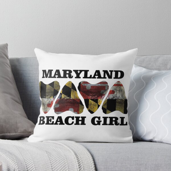 Item preview, Maryland Beach Girl Megalodon Sharks Teeth  designed and sold by baybranded.