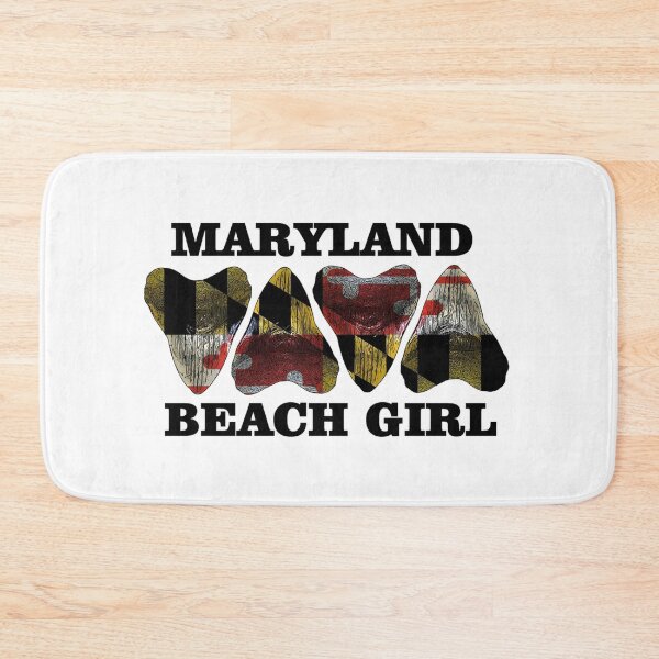 Item preview, Maryland Beach Girl Megalodon Sharks Teeth  designed and sold by baybranded.