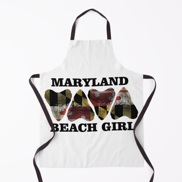Item preview, Maryland Beach Girl Megalodon Sharks Teeth designed and sold by baybranded.
