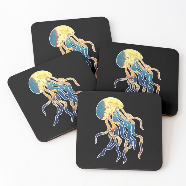 Item preview, shiny jellyfish silhouette designed and sold by Bizarro23.