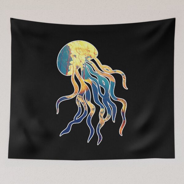 Item preview, shiny jellyfish silhouette designed and sold by Bizarro23.