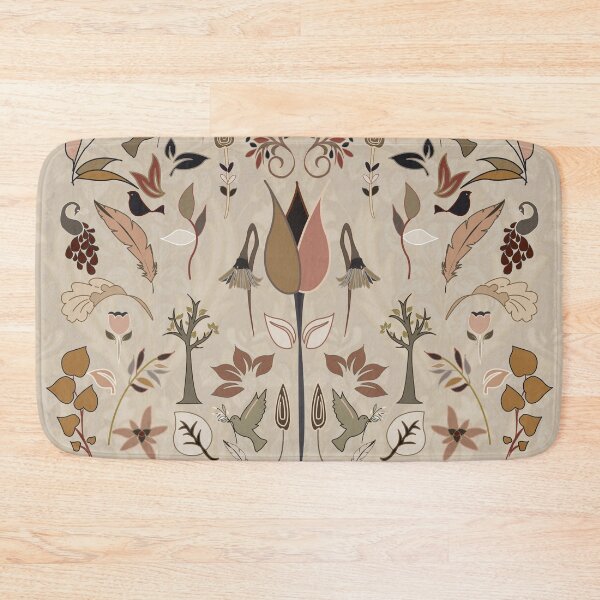 Item preview, Luxury Victorian Embroidery Style Pattern. Victorian beige and tan designed and sold by Caroline Laursen.