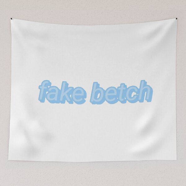 Item preview, Fake Betch 5SOS Quote WHITE designed and sold by Starbound Pages.