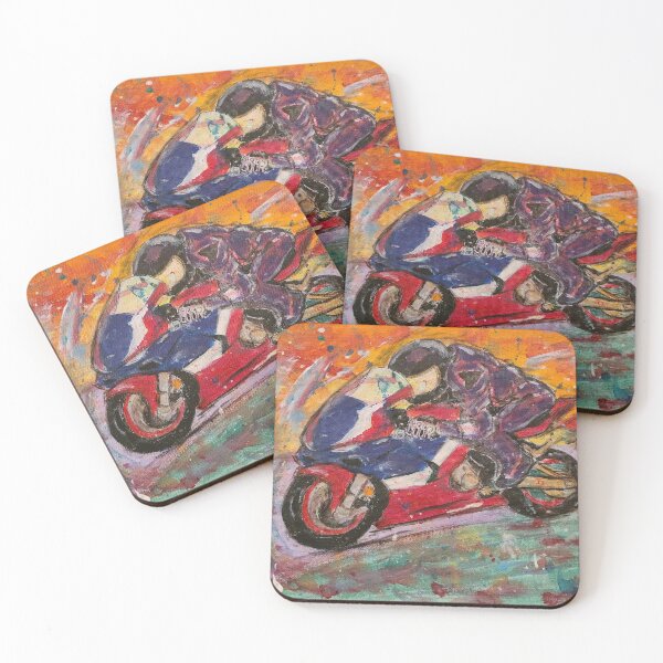 Item preview, A bike and a rider painting  designed and sold by Treihova.