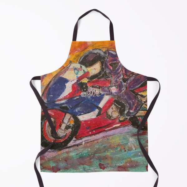 Item preview, A bike and a rider painting designed and sold by Treihova.