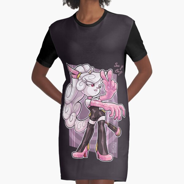 Chrystal Cooperson original Character Graphic T-Shirt Dress