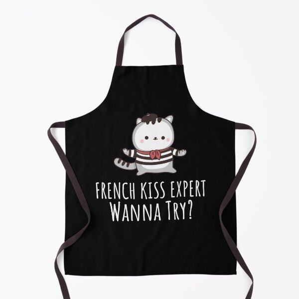 Item preview, French Kiss Expert Wanna Try? - Cute French Cat designed and sold by Sansmalice.