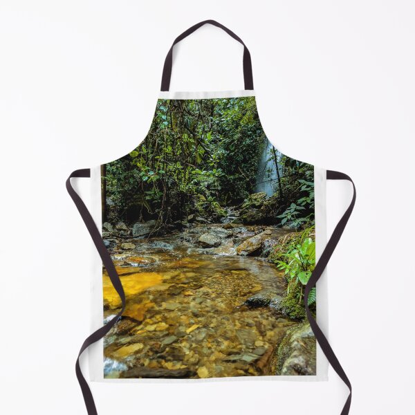 Item preview, View of a small river surrounded by nature and in the background a waterfall designed and sold by hateeyes.