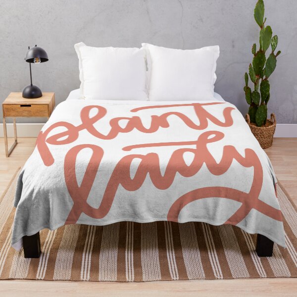Item preview, plant lady cute letters writing handwriting red orange girly minimal mom gifts for plant lovers designed and sold by am-mantilla2156.