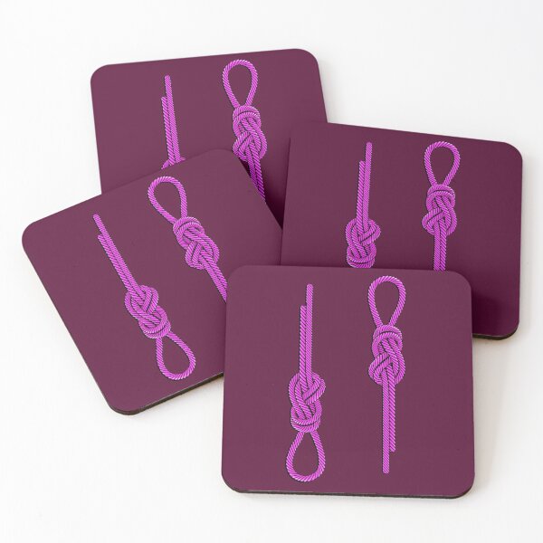 Item preview, Climbing knot figure eight knot rope pink - mountaineering designed and sold by MadandMean.
