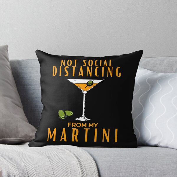 Item preview, Not Social Distancing from my Martini - Funny Drinking Design designed and sold by Adonalyn.