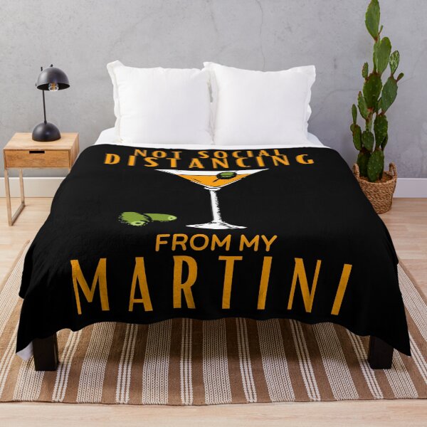 Item preview, Not Social Distancing from my Martini - Funny Drinking Design designed and sold by Adonalyn.