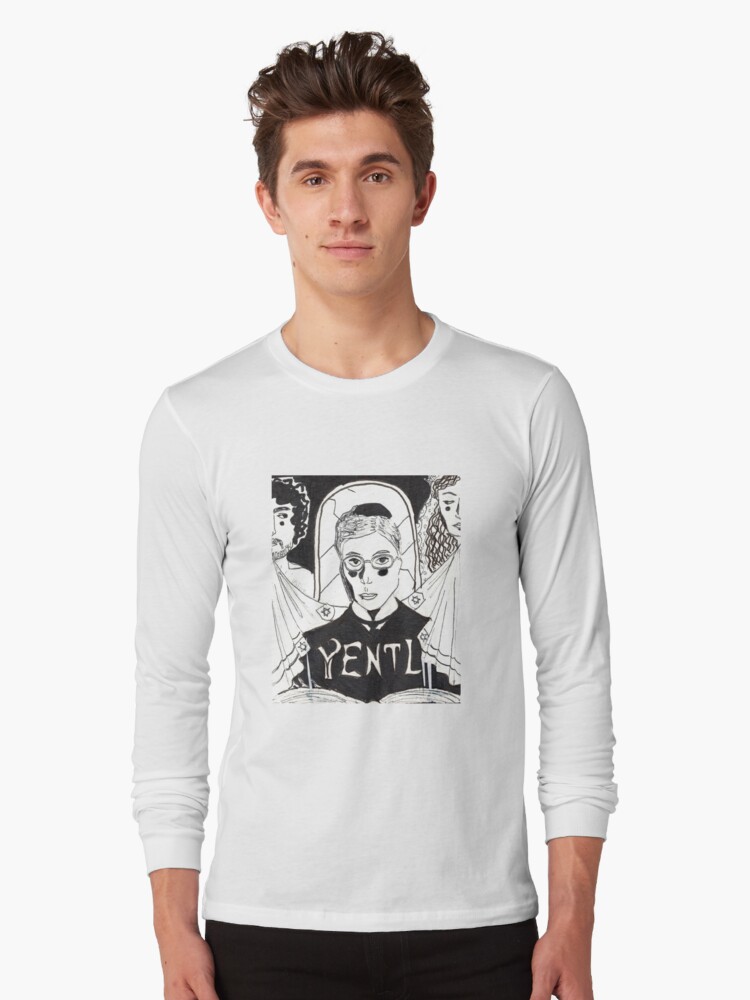 Thumbnail 1 of 5, Long Sleeve T-Shirt, Yentl designed and sold by Dybbuk-Girl-03.